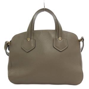 FURLA フルラ-ハンドバッグ ショルダー 2WAY グレー ロゴ装飾 /NL