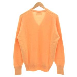 BALLANTYNE カシミヤニット セーター プルオーバー 44 オレンジ