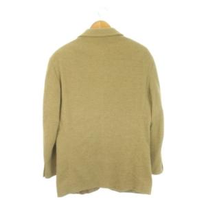 EMPORIO ARMANI ジャケット 上着 50 ベージュ 無地 長袖 ヘリンボーン シングルブレスト 71G3000 /CK6