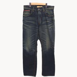 505V デニム ジーンズ パンツ ストレート ヴィンテージ加工 ヒゲ加工 ジップフライ 31 紺 インディゴ