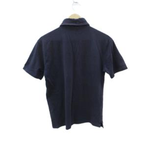 BURBERRY BLACK LABEL ポロシャツ 3 紺 ネイビー 無地 半袖 /YS12 ECA006