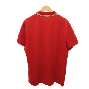 MONCLER ポロシャツ XXXL 赤 レッド 無地 半袖 151-091-83043-00 /PP GY60