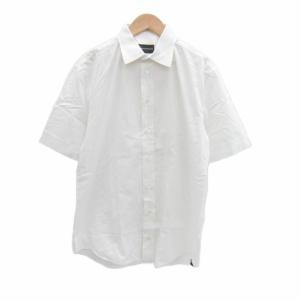 カジュアルシャツ 半袖 40 白 無地 /SY29 ECD006