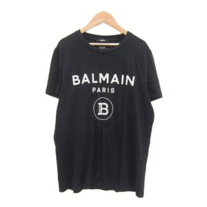 Tシャツ カットソー 半袖 L 黒 ロゴプリント /SY11 ECD006