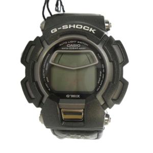ジャンク品 DW-004 腕時計 ウォッチ クォーツ デジタル ロゴ 黒 ブラック /MQ
