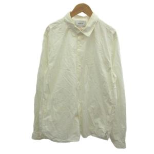シャツ XL 白 ホワイト 無地 長袖 レギュラーカラー /NP GY53