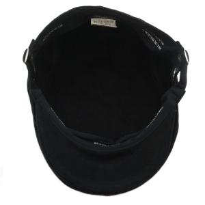 BURBERRY BLACK LABEL バーバリー-ハンチング帽子 57?60cm 黒 ブラック