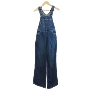 オーバーオール パンツ M 青 ブルー ワイドレッグ LL5907 /KK GY53