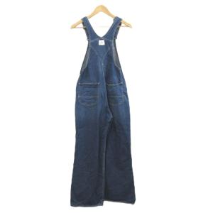 LEE リー-オーバーオール パンツ M 青 ブルー ワイドレッグ LL5907 /KK