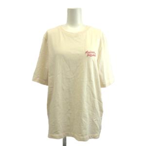 Tシャツ カットソー S ペールピンク ロゴ刺繍 半袖 ラウンドネック MW00126KJ0119 /YU