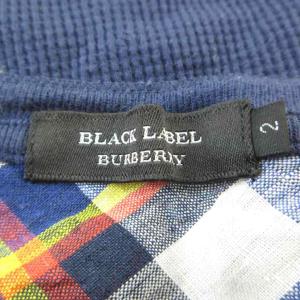 BURBERRY BLACK LABEL バーバリー-Tシャツ カットソー 2 紺 ネイビー