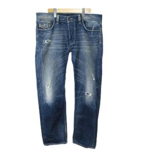 デニムパンツ ジーンズ サイズなし インディゴ ダメージ加工 /SH GY53