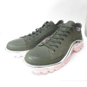 adidas Originals ×RAF SIMONS Detroit Runner US11 カーキ ピンク