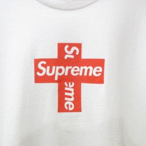 CROSS BOX LOGO TEE M 赤