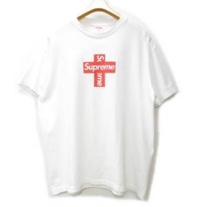 Supreme CROSS BOX LOGO TEE M 赤