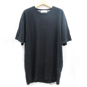 STONE ISLAND GRAPHIC EIGHT プリント クルーネック ロゴ刺繍 Tシャツ 70152NS90 ブラック