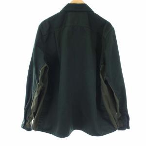 sacai 21-02651M 21AW Chino Grosgrain Shirt シャツジャケット 2 緑