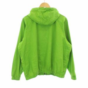 Supreme 20FW overdyed twill hooded jacket S 黄緑