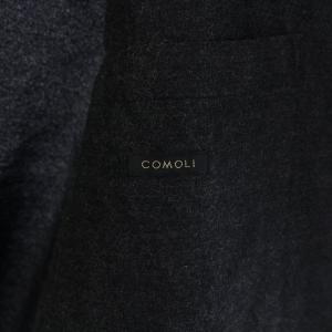 COMOLI U03-01002 21AW ウールシルクジャケット 1 チャコールグレー