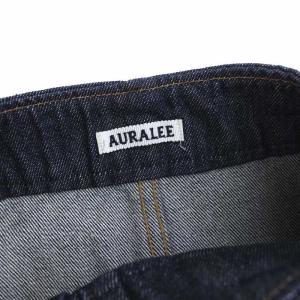 AURALEE 21SS HARD TWIST DENIM SLIT SKIRT INDIGO デニム スリット スカート ロング 1 M