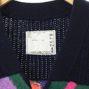 sacai 21AW KAWS Jacquard Knit Cardigan Camouflage 1