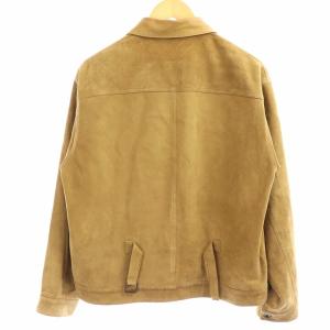 COMOLI 18SS シープスエード TYPE-1st レザージャケット ラムレザー シングル 1 茶
