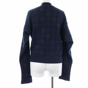 Mame Kurogouchi 21SS Paisley Jacquard Knitted Cardigan カーディガン 2 紺