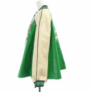 VALENTINO レザースタジャン 40 緑