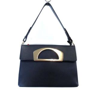 Christian Louboutin バサージュ Passage ショルダーバッグ 3way ゴールド金具 レザー 黒