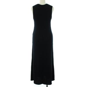 AURALEE 20SS ワンピース ニット リブ XS ブラック