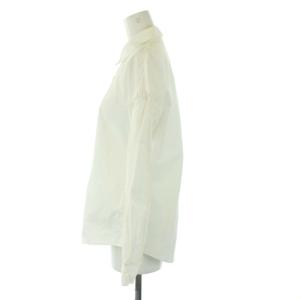 LIMI feu ヨウジヤマモト 17AW フリル ブラウス シャツ 長袖 S 白 ホワイト