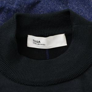 TOGA ARCHIVES 19AW Zip Shoubler Jumper スウェット トレーナー 長袖 プルオーバー ウール 38