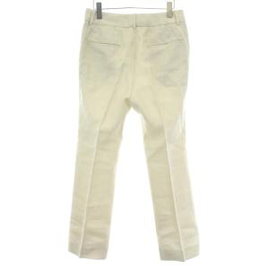 Deuxieme Classe パンツ スラックス フレア 麻 リネン S 34 オフホワイト