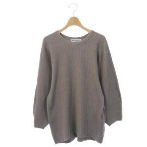 AMERICANA ドゥーズィエムクラス別注 ワッフル ワイドスリーブプルオーバー カットソー チュニック 長袖 グレー