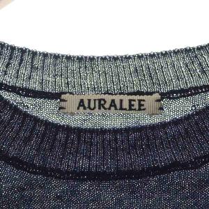 AURALEE 18AW BABY MOHAIR KNIT P/O ニット クルーネック プルオーバー 長袖 4