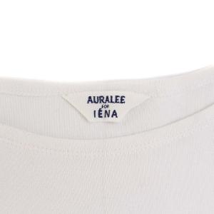 AURALEE イエナ別注 21SS Tシャツ カットソー 七分袖 1 S 白 ホワイト A21SB01IE