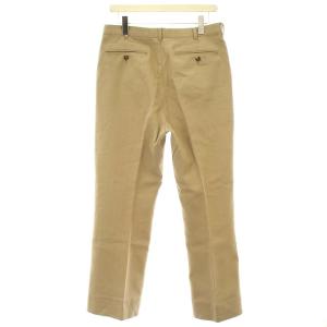 AURALEE 19AW HARD TWIST DOUBLE CLOTH SLACKS スラックス パンツ 4 L相当 ベージュ