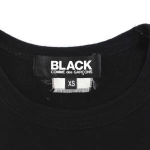 BLACK COMME des GARCONS AD2015 15SS リッププリント Tシャツ カットソー クルーネック 半袖 XS 黒 ブラック