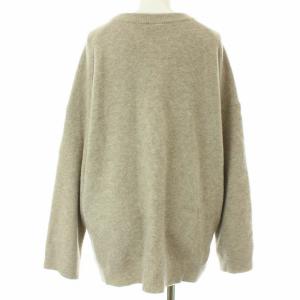 EVERYDAY I LIKE 20AW ニット セーター クルーネック 長袖 ウール ベージュ