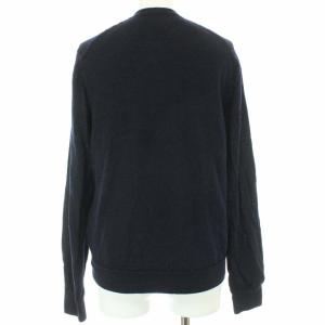 COMME des GARCONS COMME des GARCONS コムコム AD2018 カーディガン ニット 長袖 縮絨ウール ポケット M ネイビー