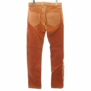 Maison Margiela メゾンマルジェラ スキニーパンツ スリムパンツ ボタンフライ グラデーション コットン 44 L オレンジ