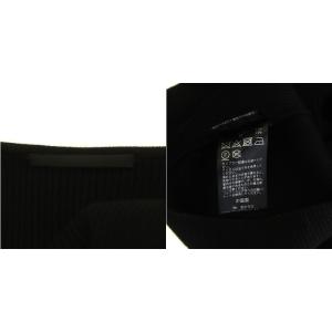 Deuxieme Classe 18SS リブニット セーター カットソー 長袖 コットン混 ブラック