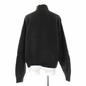 AURALEE 17AW Back Wool Sweat Half Zip トレーナー 長袖 1 チャコールグレー