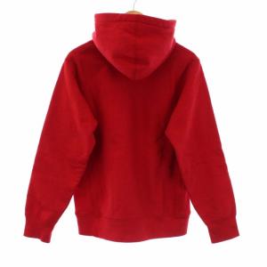 Supreme 18FW Perforated Leather Hooded Sweatshirt 赤