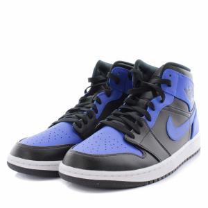 NIKE 554724-077 Air Jordan 1 Mid Hyper Royal 30㎝