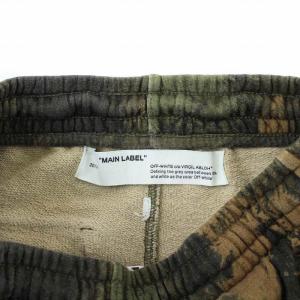 Off-White 19-20FW Camouflage Sweatpants スウェットパンツ ジョガーパンツ 迷彩 カモフラ XS カーキ