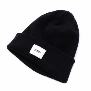 WTAPS 19AW BEANIE 02 ACRYLIC ニット帽 ニットキャップ 00 ブラック