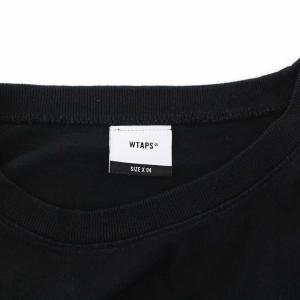 WTAPS 20SS BLANK LS 02 USA TEE COTTON Tシャツ カットソー ロンT 長袖 4 XL 黒 ブラック