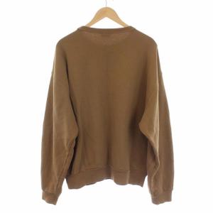 DRIES VAN NOTEN 17AW MARLING&EVANS Sweatshirt フロント切替スウェット チェック S 茶