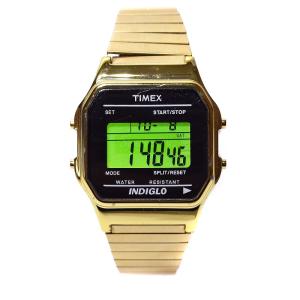 TW2U03300 Timex 19FW Digital Watch GOLD